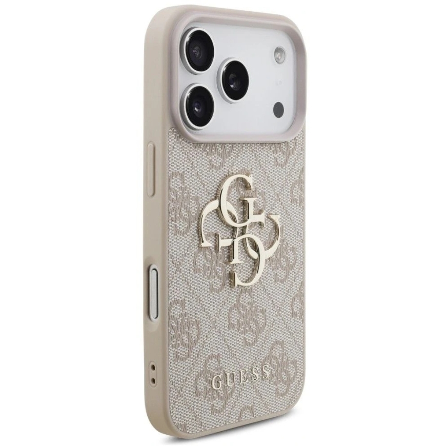 Guess 4G Big Logo -kotelo iPhone 18 Pro / iPhone 17 Pro Max vaaleanpunainen – 5