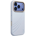 UNIQ Coehl Serina Case for iPhone 18 Pro / 17 Pro, with Magnetic Charging, Blue UNIQ Coehl Serina Case for iPhone 18 Pro / 17 Pro, with Magnetic Charging, Blue