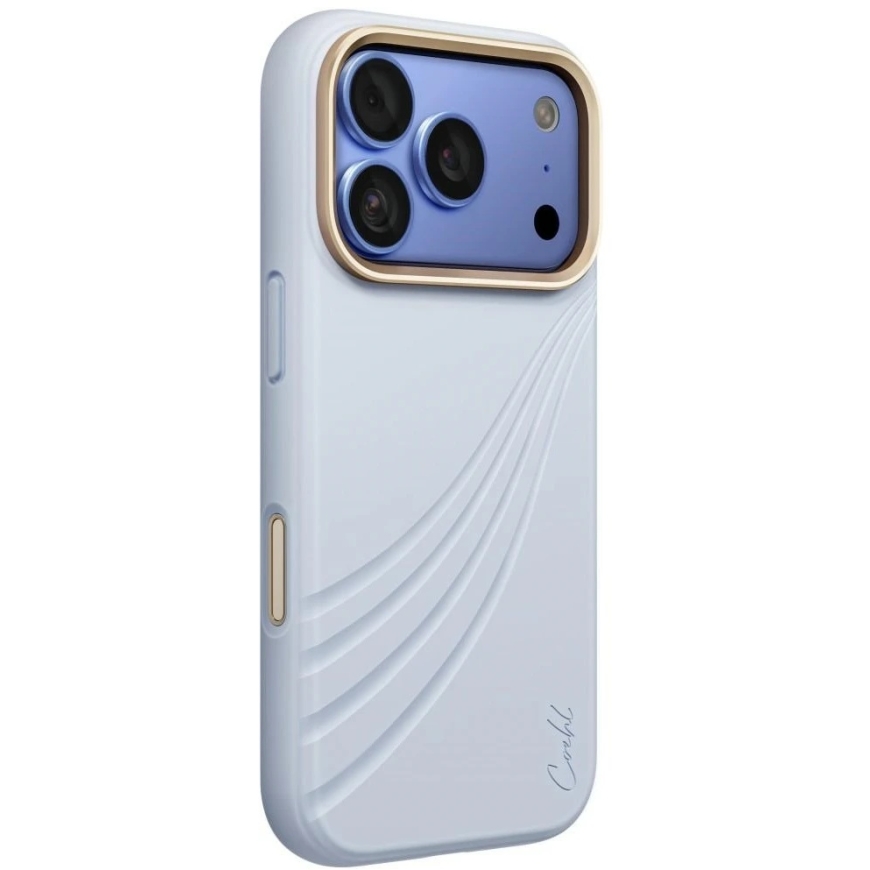 UNIQ Coehl Serina Case for iPhone 18 Pro / 17 Pro, with Magnetic Charging, Blue – 2