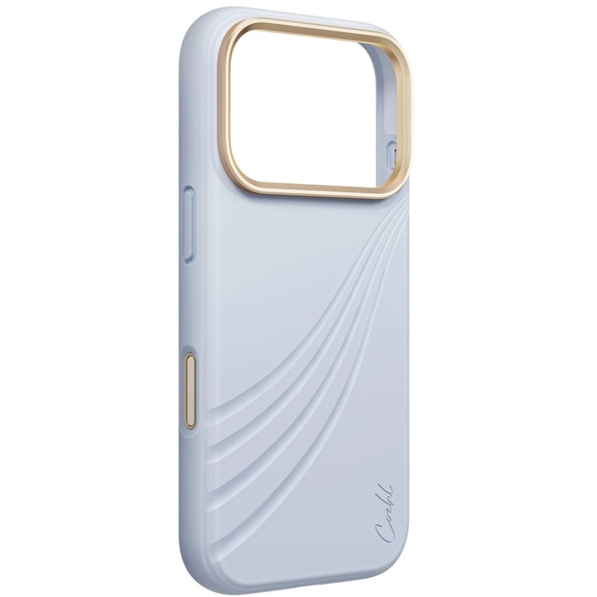 Чехол UNIQ Coehl Serina для iPhone 18 Pro / 17 Pro, с магнитной зарядкой, голубой – 3