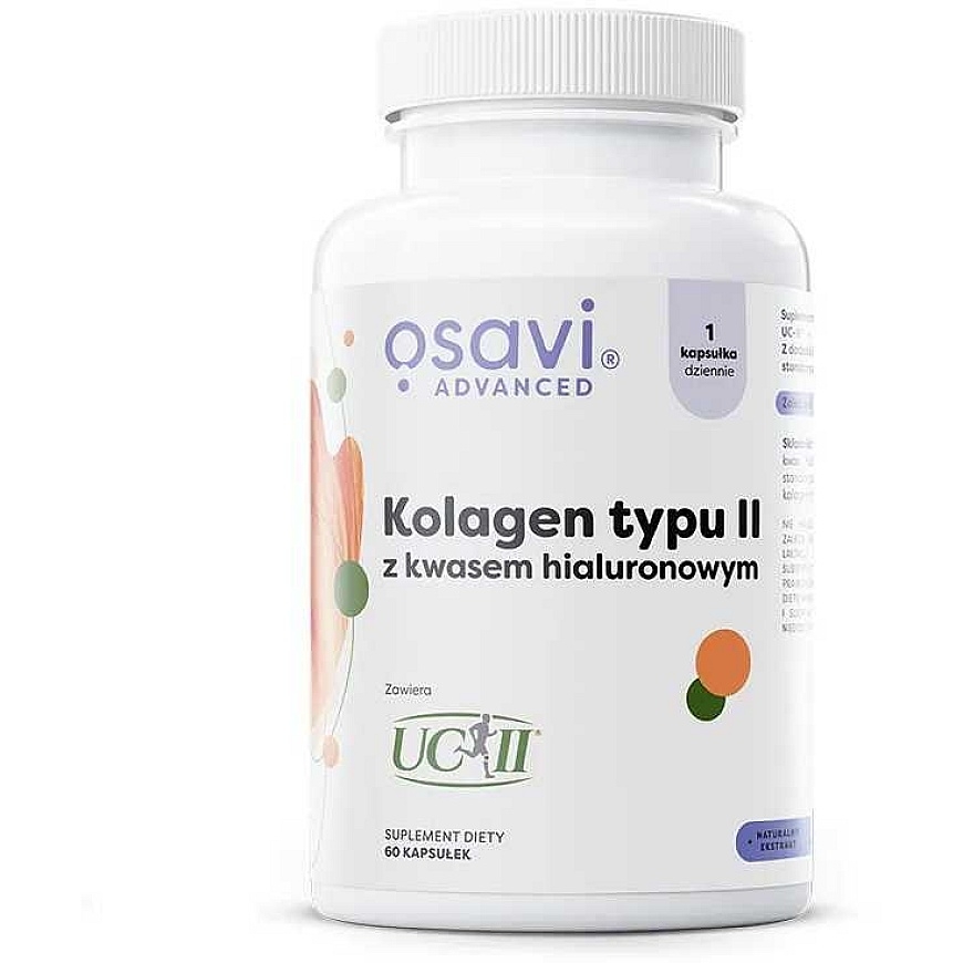 Osavi II tipa kolagēna un hialuronskābes uztura bagātinātājs, 60 kapsulas – 2