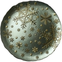 Mondex Since 1986 SANTA LILA Plate 33x33x2.3 cm green snowflake Mondex Since 1986 SANTA LILA Plate 33x33x2.3 cm green snowflake