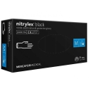 Black nitrile gloves Mercator Nitrylex black size M 100 pcs. Black nitrile gloves Mercator Nitrylex black size M 100 pcs.