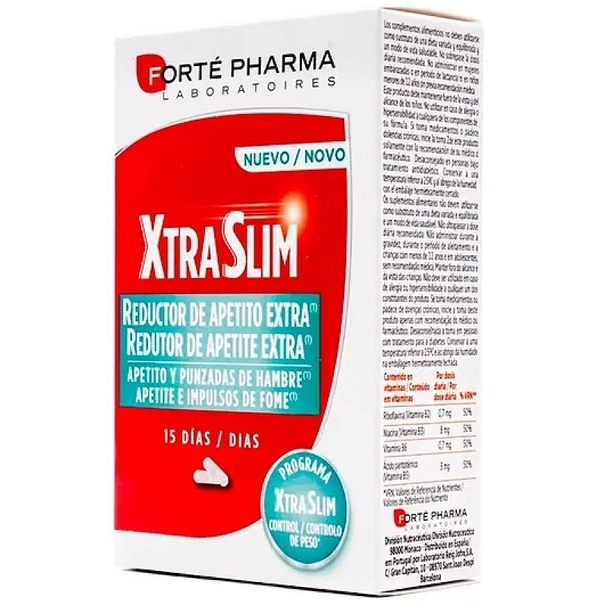 "Forté Pharma Xtraslim Appetite Reducer" 60 kapsulas – 3