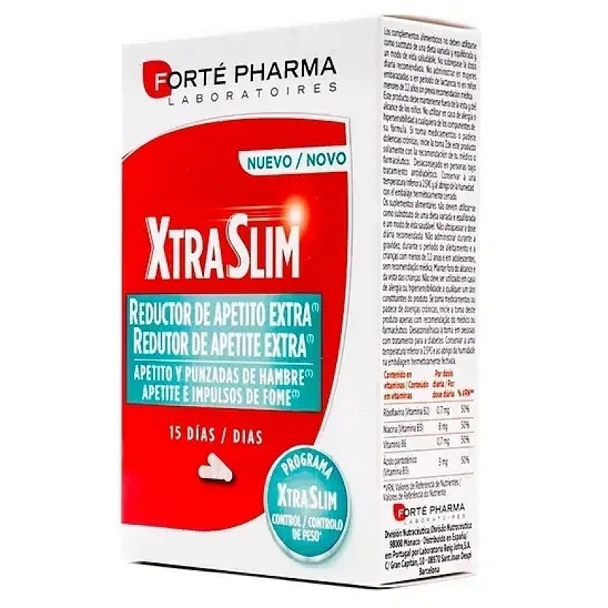 "Forté Pharma Xtraslim Appetite Reducer" 60 capsules – 4