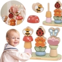 Viga Toys VIGA Wooden Color Sorting Puzzle "Garden" 12m+ Viga Toys VIGA Wooden Color Sorting Puzzle "Garden" 12m+