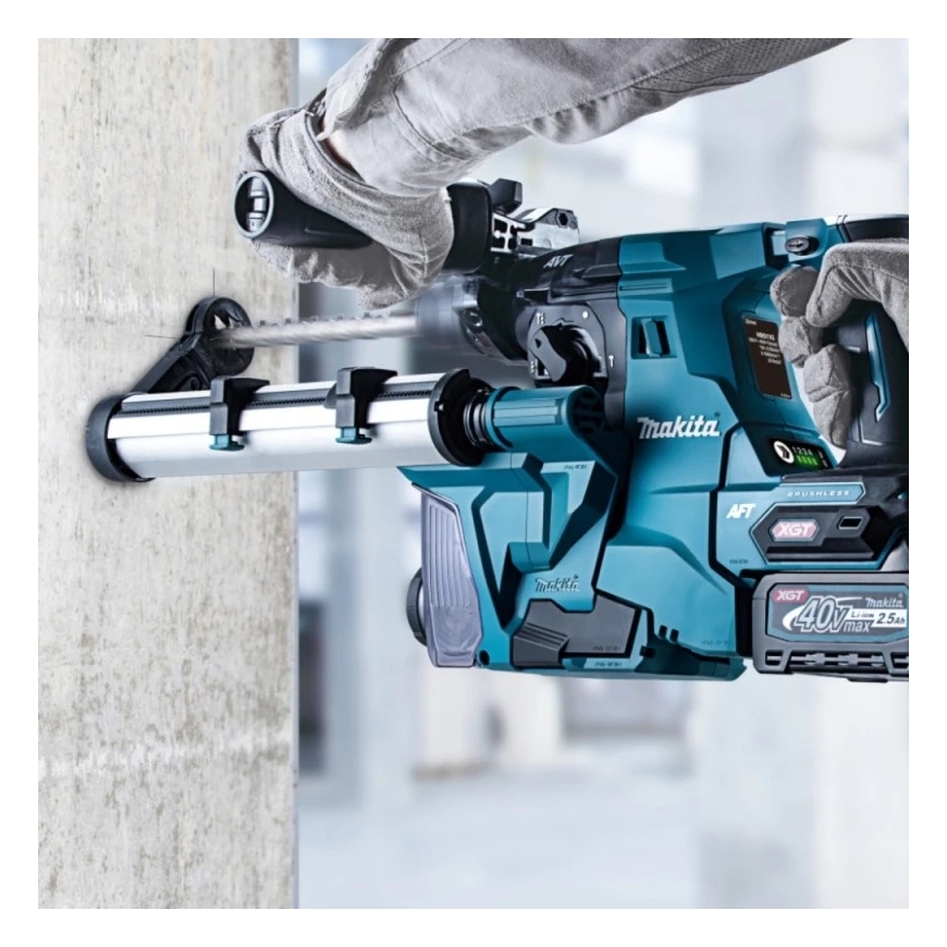 Makita HR011GZ Perforator XGT, 3.3 J, 28mm 4.0kg, brushless motor, AFT AWS (without AWS chip) AVT XPT "Z" version - supplied wit – 3