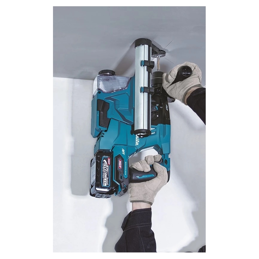 Makita HR011GZ Perforatorius XGT, 3,3 J, 28mm 4,0kg, bešepetėlinis variklis, AFT AWS (be AWS lusto) AVT XPT "Z" versija - komple – 5