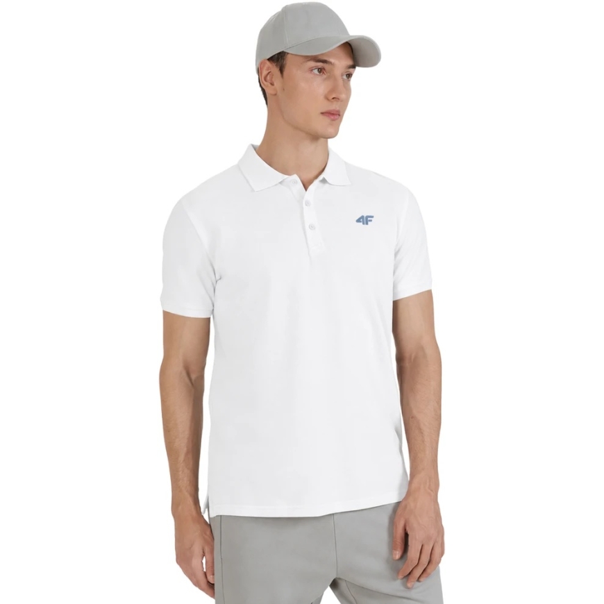 Miesten T-paita 4F M0988 valkoinen 4FWSS26TPTSM0988 10S (4XL)