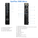 DELL Renewed Grade A | OptiPlex 3080 Micro | Intel Core i5 |