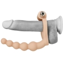 Lovetoy Guminis dirželis su vibratoriumi, varpos atidarymas 16.5 Lovetoy Guminis dirželis su vibratoriumi, varpos atidarymas 16.5