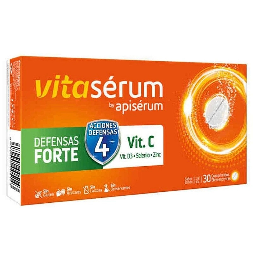 Vitaserum By Apiserum Defensas Forte Vit C 30 tablečių