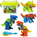 Lean Toys Dinosauruse ehituskomplekt 4 tk.