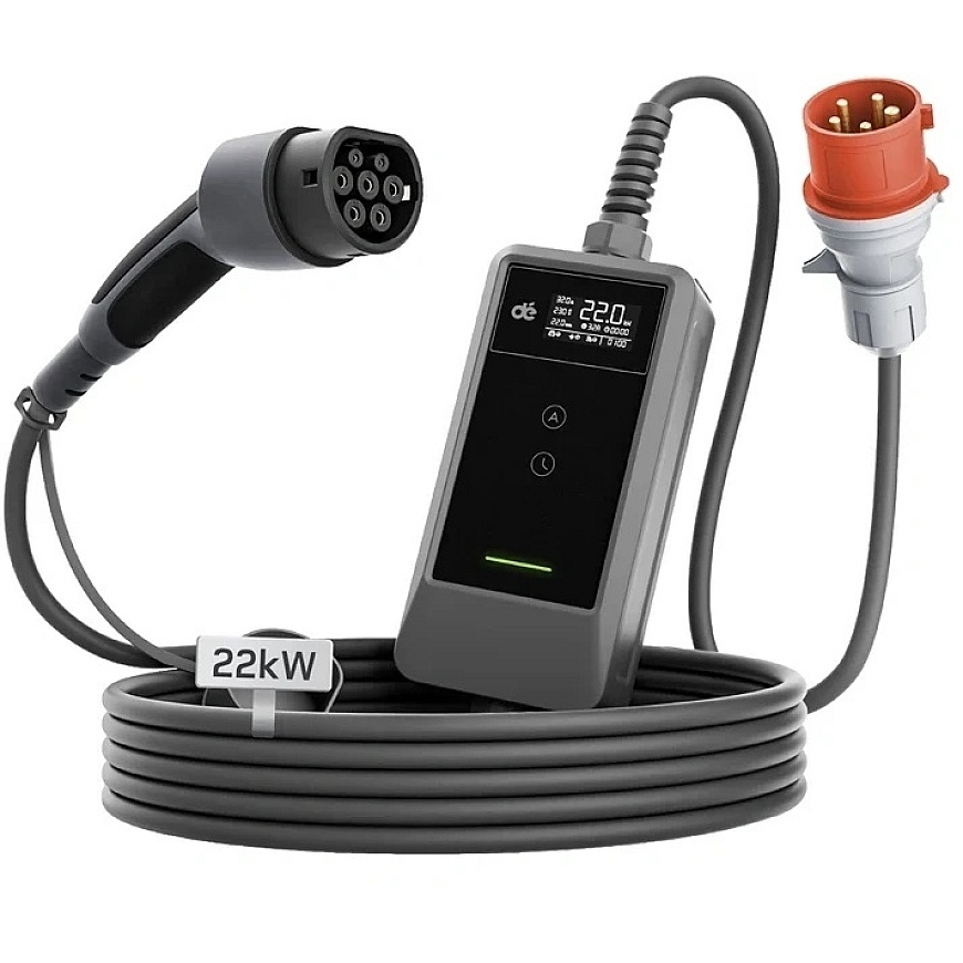 Portable Electric Vehicle Charger - DEPOW deM2D22B7D_DL 22 kW 7 m – 2