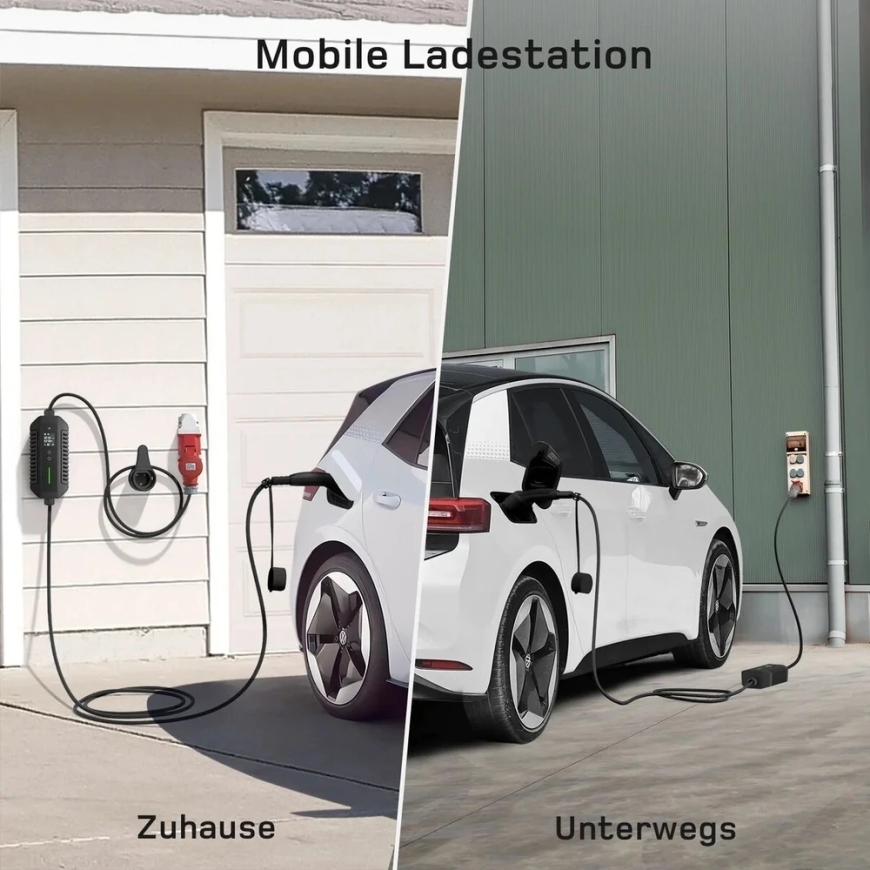 Portable Electric Vehicle Charger - DEPOW deM2D22B7D_DL 22 kW 7 m – 4