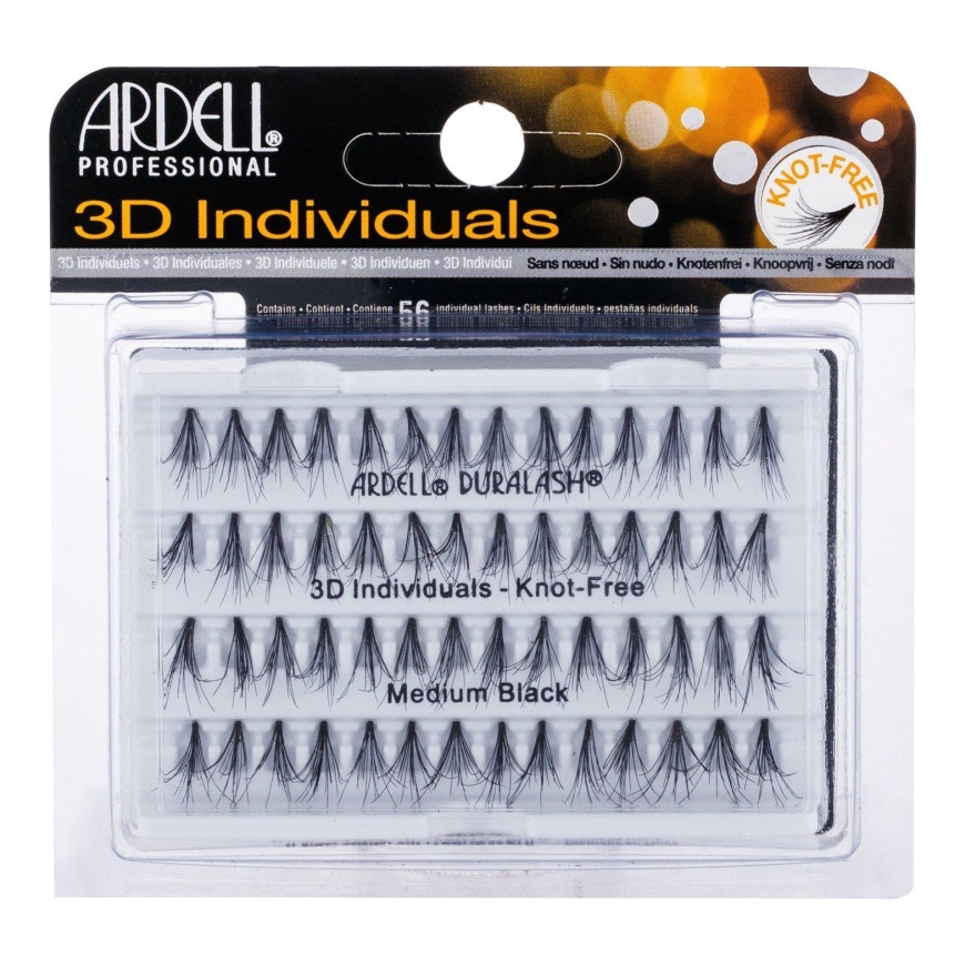 Ardell Individuaalsed 3D Positiivne Vale Ripsmed Keskmine Must – 2