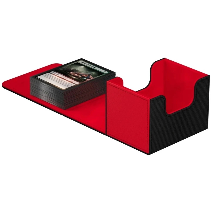 Ultimate Guard Sidewinder 100+ XenoSkin - Musta/Punainen – 2