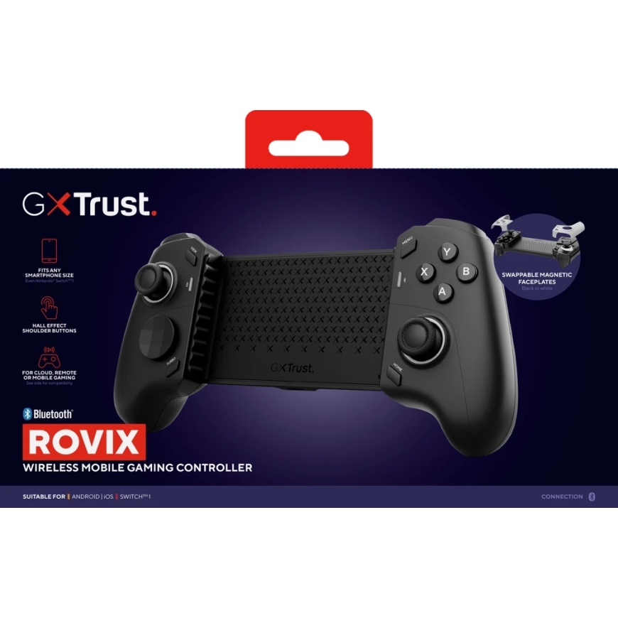 Trust GXT 737 Rovix belaidis žaidimų valdiklis telefonui | Juoda/Balta – 5