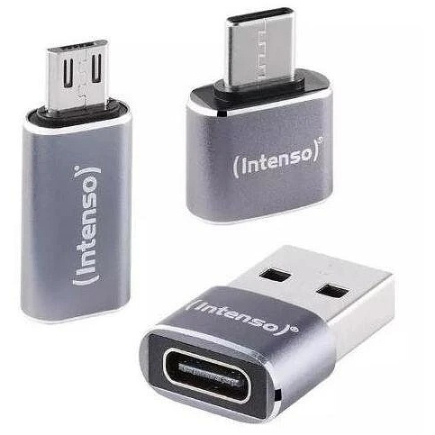 Интенсо адаптер USB интенсивности USB-C/USB-A USB-C/MICR/MIX480 (7600913) – 3