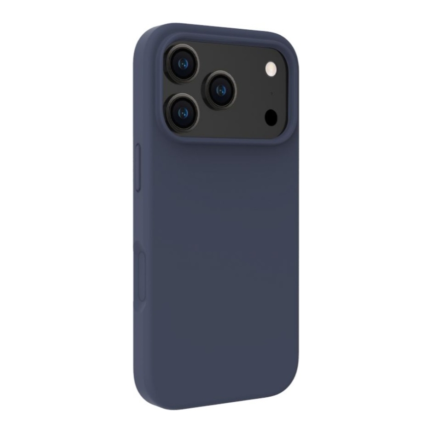 Apple iPhone 18 Pro Premium Magsafe Soft Touch silikonikotelo tummansininen