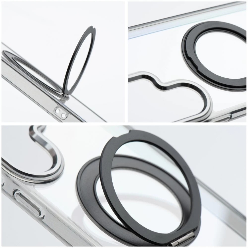 Oem Dėklas na Samsung A36 Frame Circle Stand zgodne su MagSafe juoda – 5