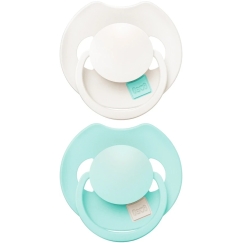 LOVI silikoniset dynaamiset tutti Prime, Lagoon/Mint Kerma, 0–6 kuukautta, 2 kpl., 34/451
