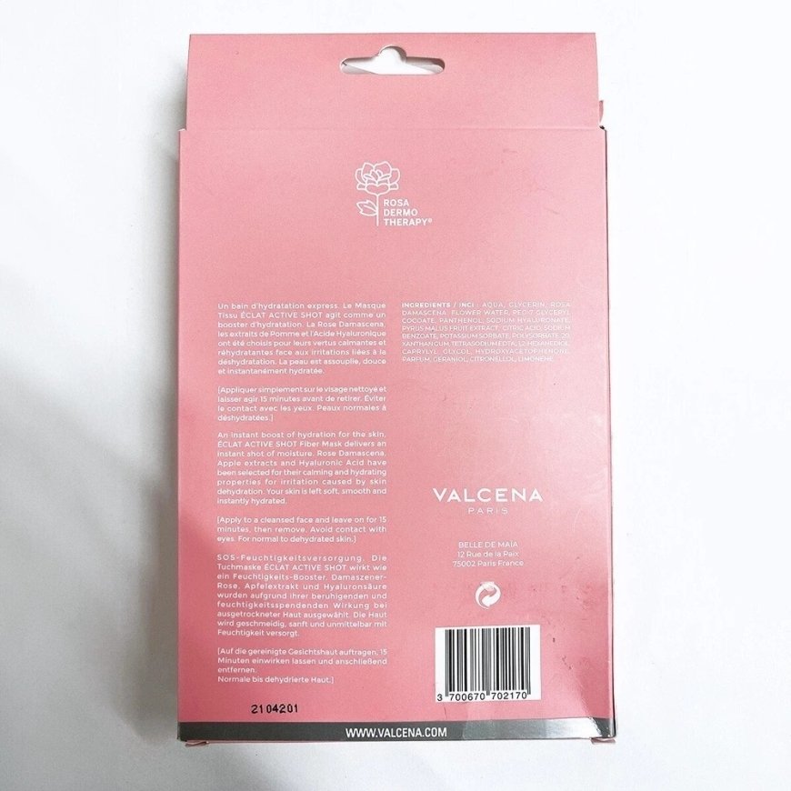 Valcena Acive Shot Moisturizing Face Mask, 5 pcs, 25 ml – 3