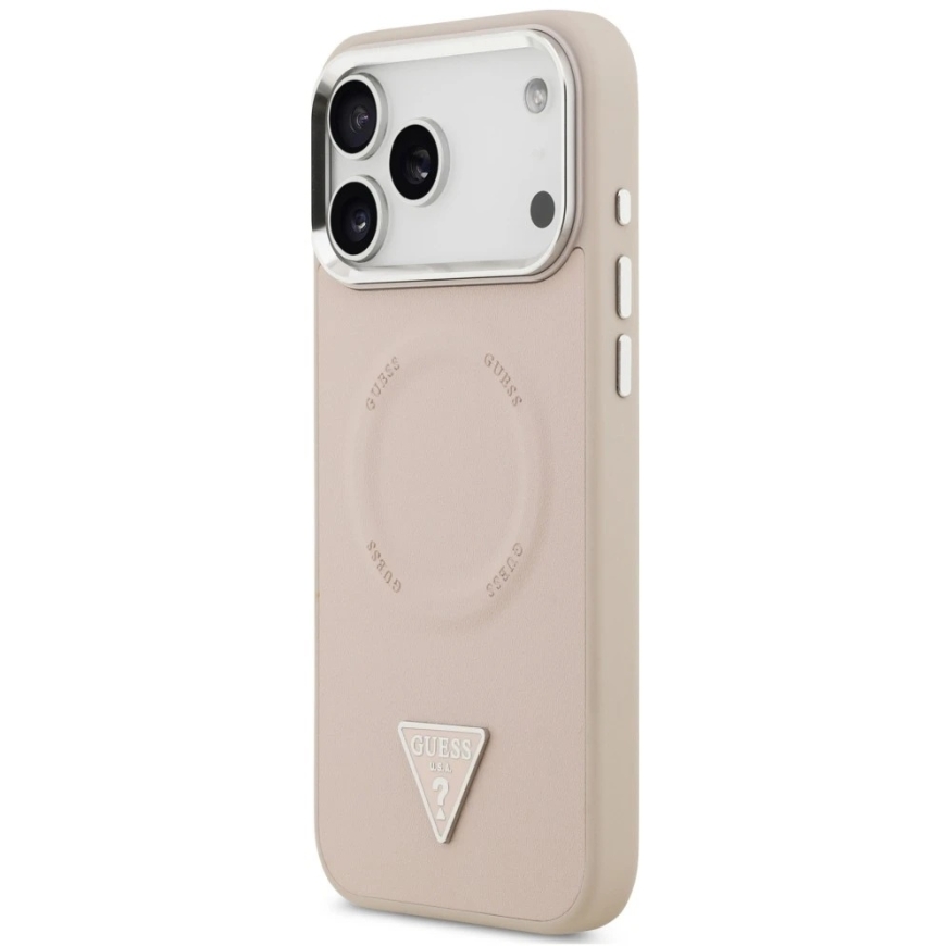 Guess Triangle Logo MagSafe Case for iPhone 18 Pro Max / 17 Pro Max, pink – 3