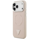 Guess Triangle Logo MagSafe -kuori iPhone 18 Pro Max / 17 Pro Max:lle, vaaleanpunainen Guess Triangle Logo MagSafe -kuori iPhone 18 Pro Max / 17 Pro Max:lle, vaaleanpunainen