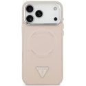 Guess Triangle Logo MagSafe Case for iPhone 18 Pro Max / 17 Pro Max, pink Guess Triangle Logo MagSafe Case for iPhone 18 Pro Max / 17 Pro Max, pink