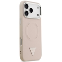 Чехол Guess Triangle Logo MagSafe для iPhone 18 Pro Max / 17 Pro Max, розовый Чехол Guess Triangle Logo MagSafe для iPhone 18 Pro Max / 17 Pro Max, розовый