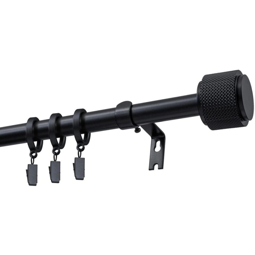 Decastyl Liukuva Yhden Rivin Verhokartio FI 19 MM OMEGA Musta 200-300 CM KELLOILLA KOWALSKI