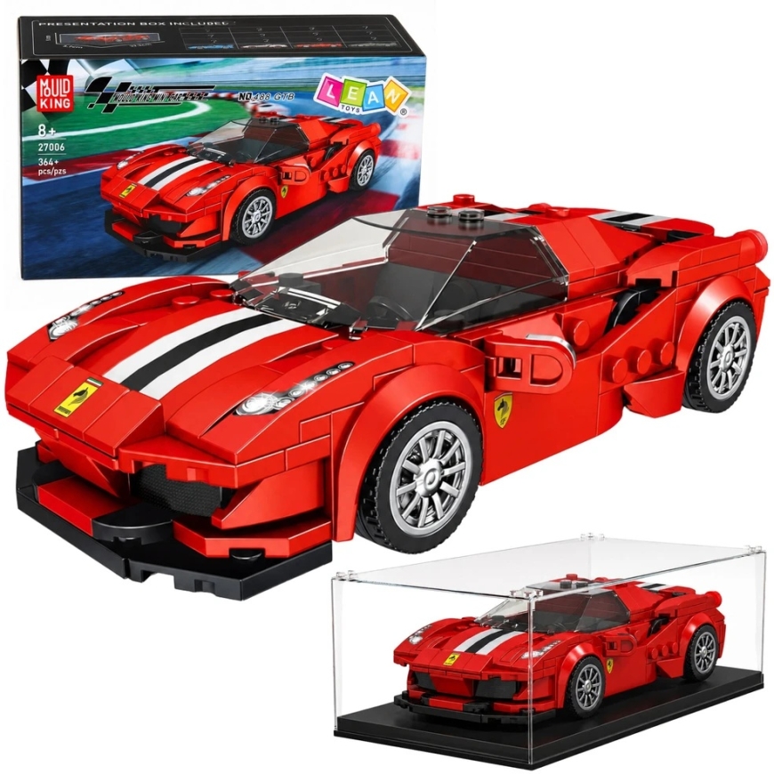 Lean Toys Rakennussarja Punainen 364 kpl.