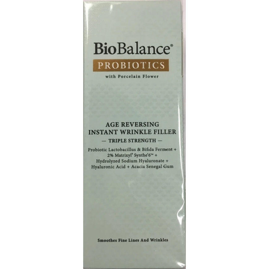 Bio Balance Age Reversing momentinis raukšlių užpildas, drėkinantis, putlinantis ir lyginantis dienos ir nakties serumas veidui – 3
