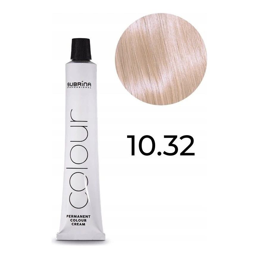 Subrina Professional, Essential Colour, постоянные краски для волос, 10/32 светлые жемчужно- Ash оттенки для светлых волос, 100 – 2