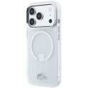 Lacoste IML Frosted Petit Pique Metal Logo MagSafe -kotelo iPhone 18 Pro Max:lle, läpinäkyvä Lacoste IML Frosted Petit Pique Metal Logo MagSafe -kotelo iPhone 18 Pro Max:lle, läpinäkyvä