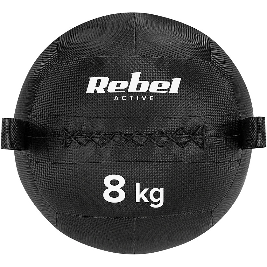 Medicīniskais bumbas treniņiem un rehabilitācijai, 8kg, REBEL ACTIVE – 2