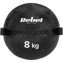 Medicininis kamuolys fitneso ir reabilitacijos pratimams, 8kg, REBEL ACTIVE Medicininis kamuolys fitneso ir reabilitacijos pratimams, 8kg, REBEL ACTIVE