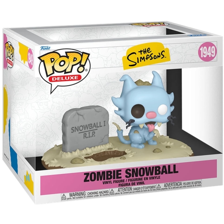 FUNKO POP! Vinilinė figūrėlė: The Simpsons - Zombie Snowball, ~9.7 cm
