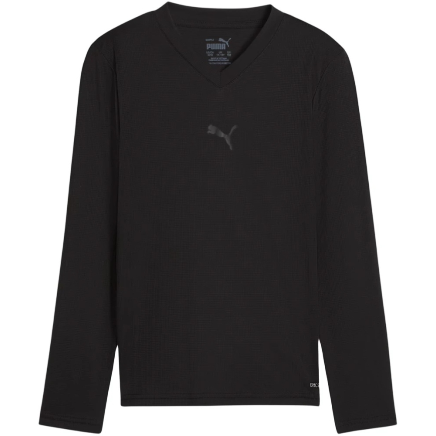 Puma TeamGOAL Baselayer Tee pitkähihaisena lapsille musta 659041 03 (140 cm)