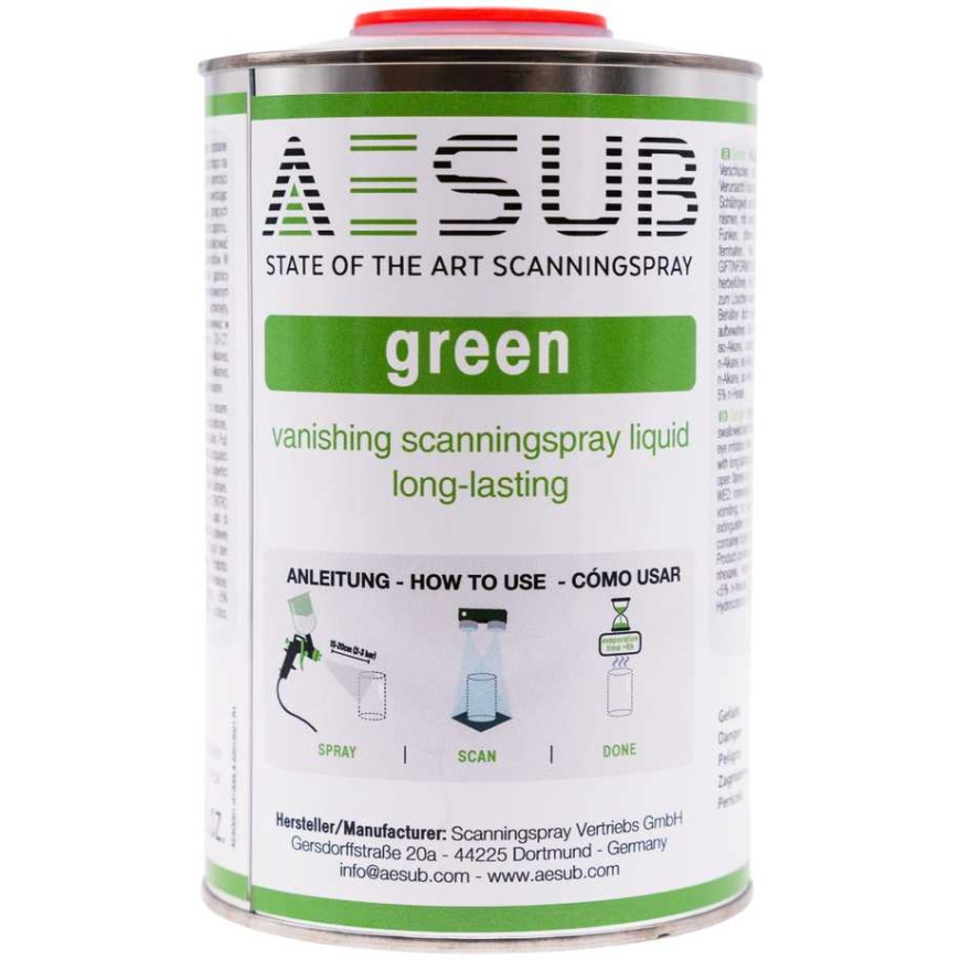 AESUB Vihreä Skanneri - skannaussuihkeen liuos - 1000 ml