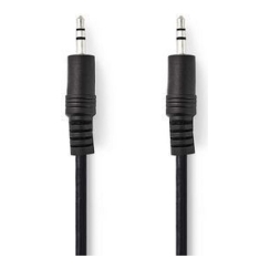Стерео аудиокабель 3,5 мм Male - 3,5 мм Male 1,5 м черный