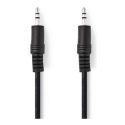 Stereo audio kabelis 3 5 mm Male - 3 5 mm Male 1 5 m melns Stereo audio kabelis 3 5 mm Male - 3 5 mm Male 1 5 m melns