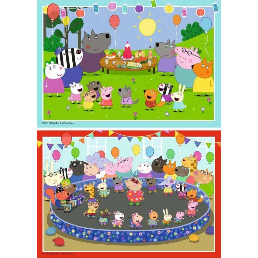 RAVENSBURGER Пазл Peppa Pig, 2x24 шт., 12004018 7 – 2