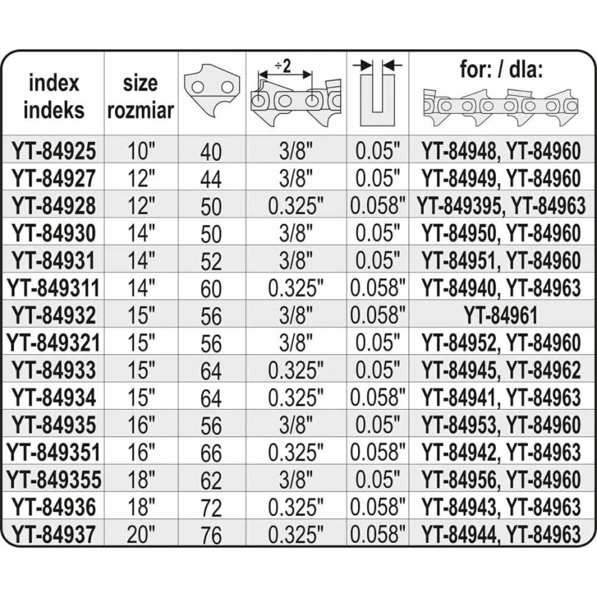 Toya Sa Poland Cutting Strip | 18" 3/8"U (YT-849355) – 3