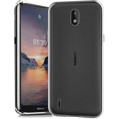 Fusion Ultra Galinis Dangtelis 0.3 mm Patvarus Silikoninis Apsauginis Korpusas Nokia 1.3 Skaidrus