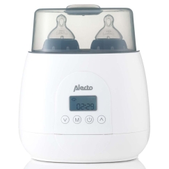 Alecto 2in1 elektriskais pudeles un zīdaiņu pārtikas sildītājs BW700TWIN (8712412594139)