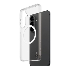 CARE by Urban Explorer Korpus Skaidrus su baltu Qi Samsung Naujas Galaxy S26 Plus |
