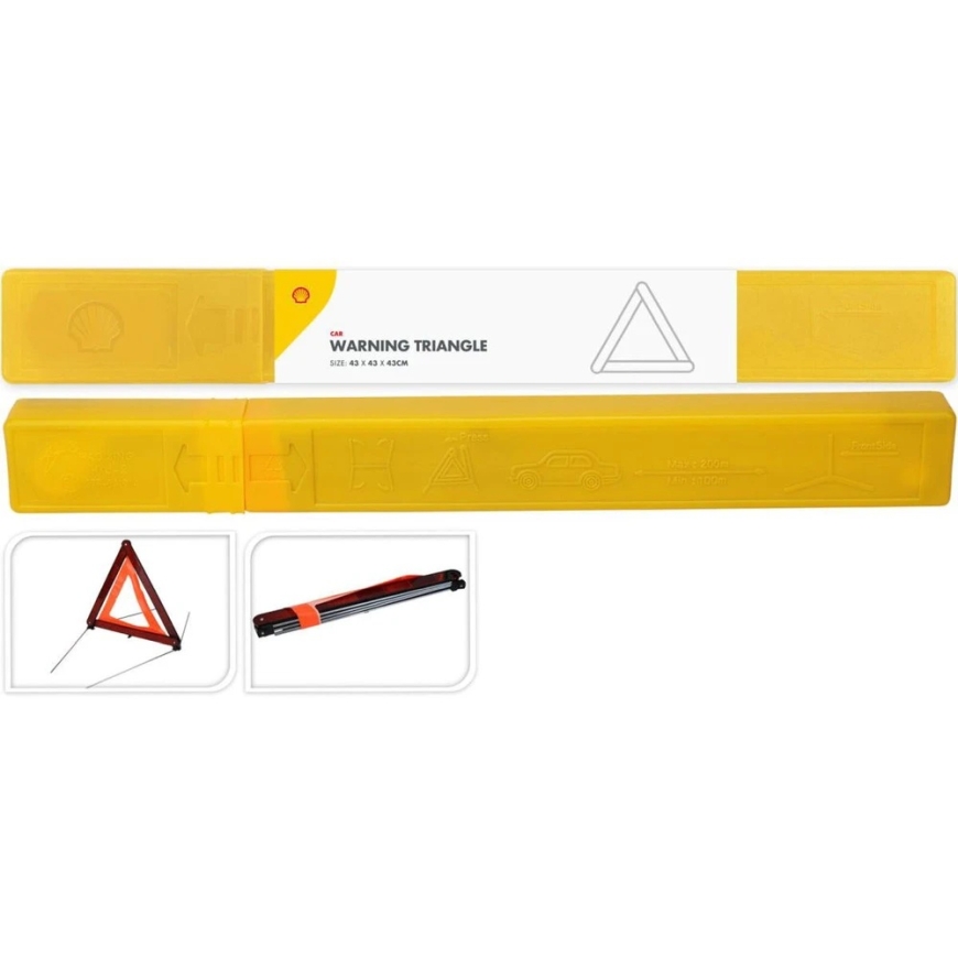Matkustusasema Partner Shell Kompakti varoitustriangle kotelolla – 4