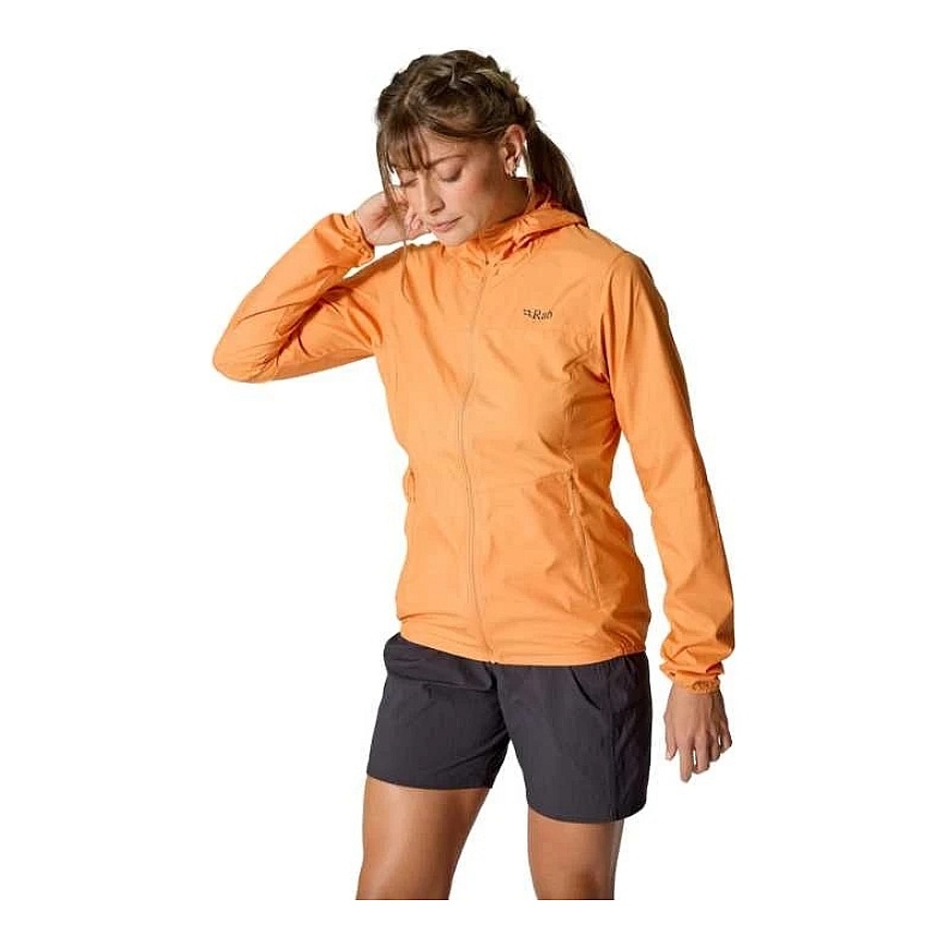 Moteriška striukė nuo vėjo Rab Windgather Hoody Wmns - M - pistachio- teal – 2